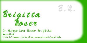 brigitta moser business card